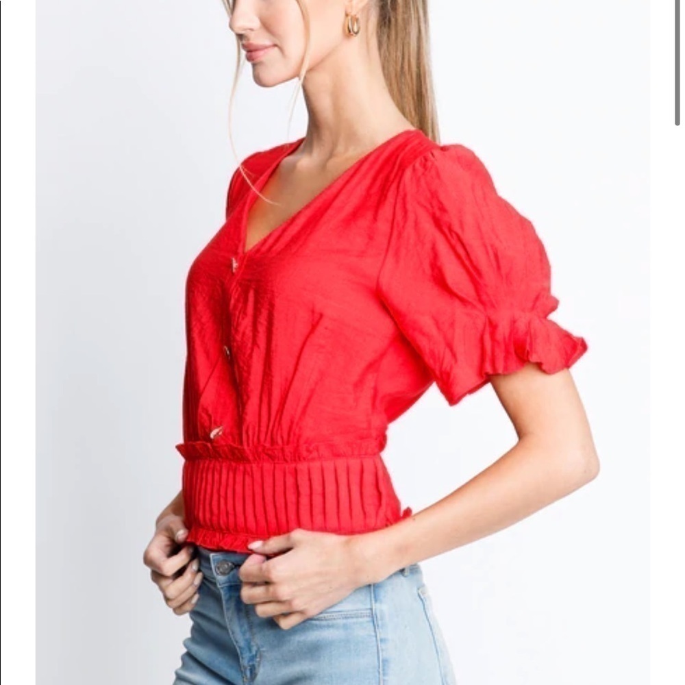 Puff sleeve blouse By Milk & Honey New